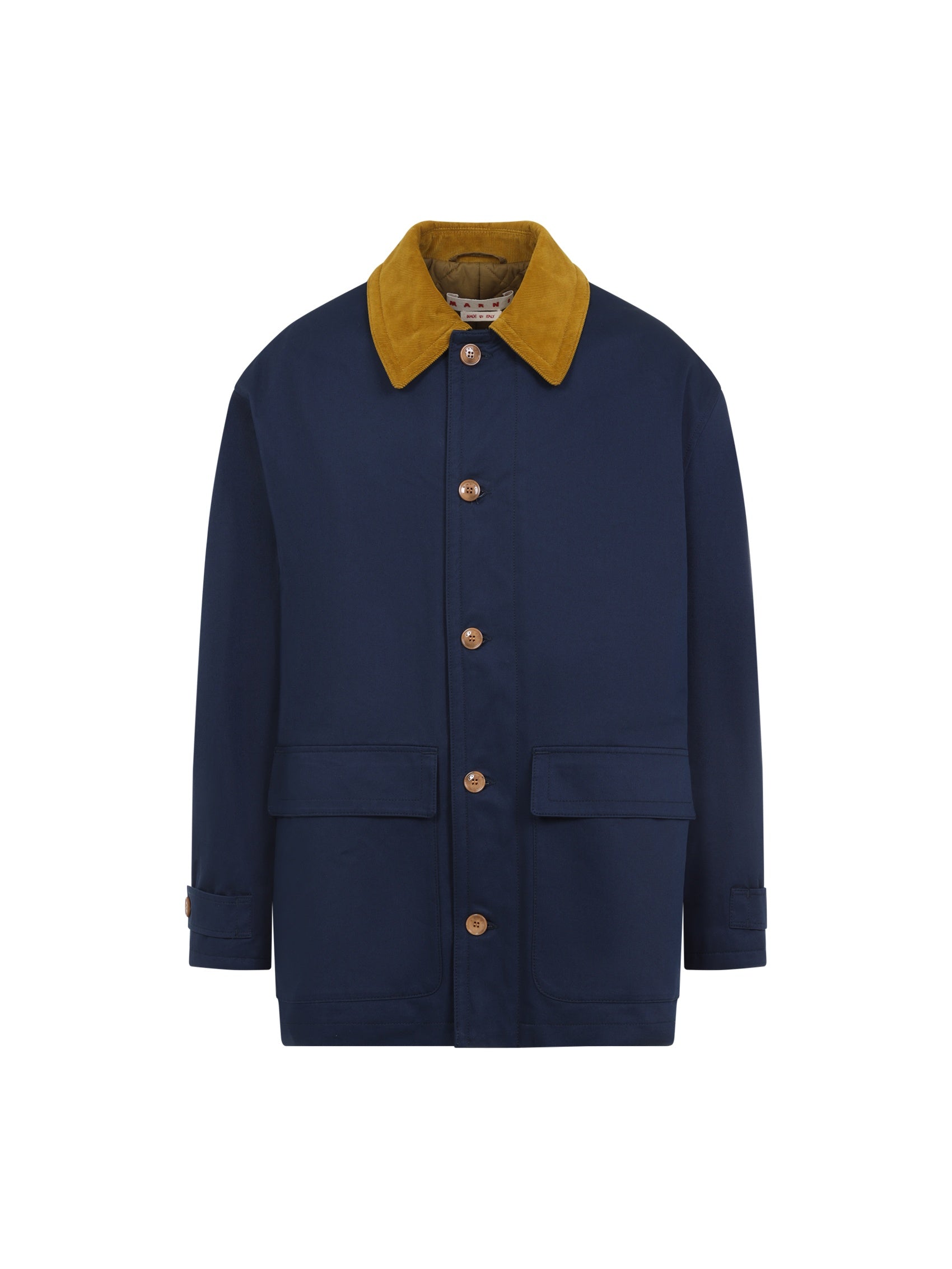 Jacket With Contrasting Collar