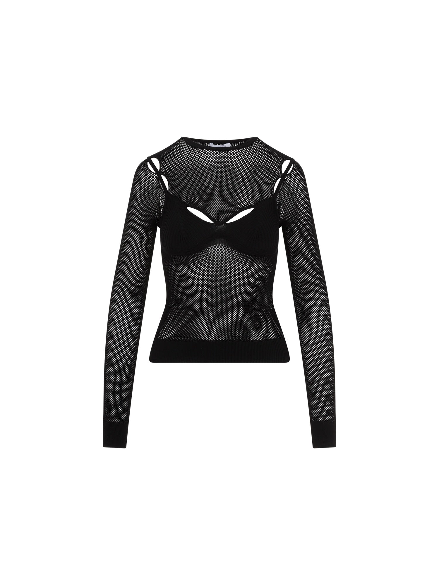 Net Arrow Bralette Top